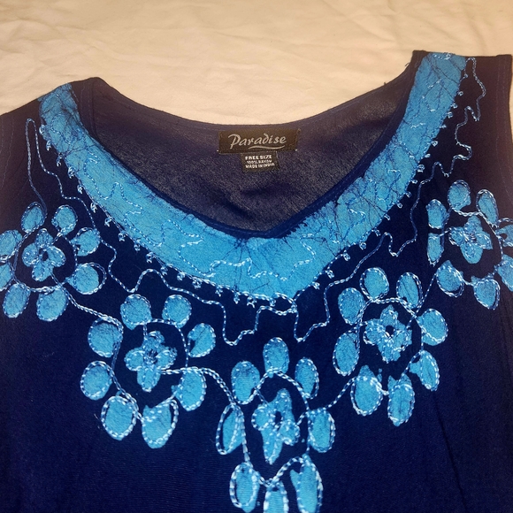 ⭐️Paradise Boho Dress and Blue High Low Dress One Size - Picture 6 of 6